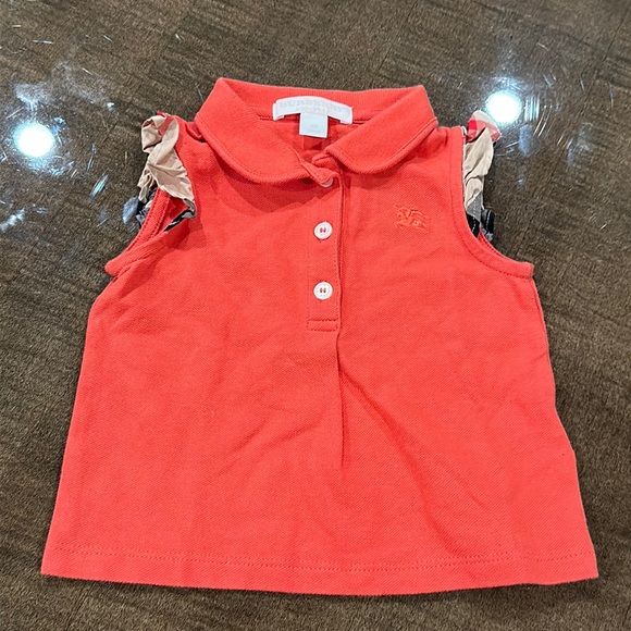 Burberry children sleeveless polo